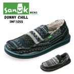 50%OFF スリッポン メンズ SANUK サヌーク DONNY CHILL ドニーチル SMF1055 ボア 北欧ニット シューズ