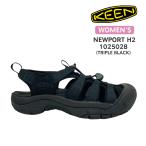 キーン KEEN サンダル レディース 1025028 WOMEN'S NEWPORT H2 SANDAL ウィメンズ ニューポート H2 TRIPLE BLACK トリプル ブラック