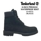 ティンバーランド Timberland ブーツ メンズ 010073 6インチ プレミアム ウォータープルーフブーツ ロゴ BLACK ブラック ヌバック