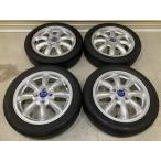 バリ溝 '21年製 ダイハツ MINILITE 15インチ 4.5J +45 PCD100 4H BS 165/55R15 4本 ミニライト タント ミラジーノ ムーヴ 等 X1562