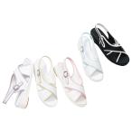 ナースシューズ 安い 黒 白 オフィス 抗菌 医療 看護 介護 カラーテーピングナースサンダル(クロス)