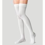 アンファミエ 靴下 着圧ソックス むくみ 医療用 ハイソックス 白 黒 綿混 看護 介護 ニーハイ着圧ソックス(強圧)