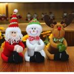 クリスマス おもちゃ サンタ 雪だるま トナカイ クリスマスツリー飾り クリスマスオーナメント デコレーション ハンドメイド かわいい 装飾 壁掛け 玄関掛け