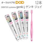 歯ブラシ 子供 ライオン 歯科用 Dent. Systema genki J 12本セット お口の小さな方、ティーンズ向け メール便不可 即発送