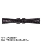 Yahoo! Yahoo!ショッピング(ヤフー ショッピング)MIMOSA（ミモザ） 時計バンド RA型押ワニ 16mm ブラック （美錠:銀） CRA-A16