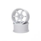 G-FORCE N-6 Drift Wheel High Traction /+8/White GD065