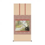 掛軸 川合玉堂暮春の雨 54.5×115cm KZ2G9-012