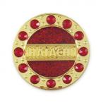  перо . промышленность ground Golf crystal маркер (габарит) красный BH6035-62