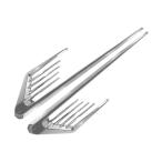  машина металлизированный поток ласты серебряный левый и правый в комплекте обвес крыло боковой универсальный аэрообвес украшать экстерьер серебряный 