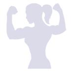 マッスルガール 筋肉 女性 パワー ジム マッチョ ステッカー 車 バイク 家電 カスタム ドレスアップ ホワイト