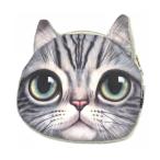Yahoo! Yahoo!ショッピング(ヤフー ショッピング)にゃんフェイスポーチ ねこ 顔 小物入れ バッグ かばん さば