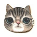 Yahoo! Yahoo!ショッピング(ヤフー ショッピング)にゃんフェイスポーチ ねこ 顔 小物入れ バッグ かばん しま