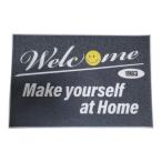 ドアマット　玄関マット　スマイル