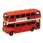 秋月貿易 置物 ロンドンバス W16.5×D5.5×H8.5cm ミニ ヴィンテージカー 0410A-7146