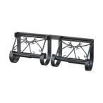 ショッピングトイレットペーパーホルダー アイアントイレットペーパーホルダー ２連 おしゃれ INK-1401133H