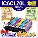 エプソン インク IC6CL70L 6色セット さくらんぼ プリンター インク カートリッジ ICBK70L ICC70L ICLC70L ICLM70L ICM70L ICY70L Epson 互換インク