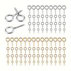  золотой & silver metallic ru I ногти сам таппинг винт ювелирные изделия * подвеска * craft DIY для 200/300/400/500 шт 