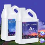 1000ml/500ml透明エポキシ樹脂。カウンタートップ、ジュエリー、バートップの製作に最適。2部式樹脂で、自己水準化加工、キャスティング、木材、カ