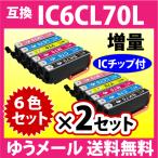 エプソン IC6CL70L 6色セット×2セット 