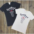 SUN&BEACH 太陽柄　レディースTシャツ　半袖 S M L XL カジュアル ハワイ フラダンス 衣装 ハワイアン