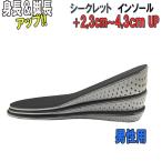 身長アップ インソール シークレット 男性用 メンズ 中敷き MENS 背が高くなる 足長 靴 上げ底 かかと ビジネス