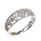 プリンセスシリーズ“ジュリエット” レディース リング 10金ホワイトゴールド K10WG