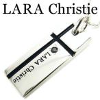 LARA Christie ララクリスティー ノーブルクロスネックレス ブラック メンズ シルバー925 エナメル P3051-B
