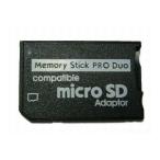 microSD⇒MemoryStickProDuo 変換アダプター 高速転送【ネコポス送料無料】