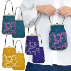 ショッピングアイコス ケース 亥之吉 がま口スマホポーチ とりのこえ 持ち手付 がま口 ポーチ スマホ 和モダン 和柄 アイコスケース モバイルポーチ 京都の染め屋オリジナルプリント 鳥の声