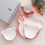 tak キッズ食器セット ベアー ギフトボックス オレンジ 日本製 KIDS DISH gift box bear cutlery