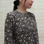 ブラウス イノブン別注 J.Sloane リバティ クレリック衿ブラウス Capel Pepper/ZE グレー Mサイズ LIBERTY ジェイスローアン