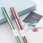 ショッピング箸置き ブックケース ヴェール 箸置き付ペアギフト 夫婦箸 BL/PK