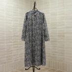 J.Sloane LIBERTY スタンドカラーAラインワンピース Sweet Pea Leaf/J25B ブルー系