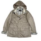 古着 バーバリーブラックレーベル BURBERRY BLACKLABEL M-65 フィールドジャケット クリーニング済み カーキ ノバチェック メンズ Lサイズ