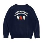 古着 ヴァンヂャケット VAN jacket スウェットシャツ トレーナー 背面 アーチロゴプリント クリーニング済み メンズXL グランジ系