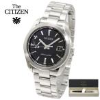 AQ1050-50E The CITIZEN エコ・ドライブ ブラックダイヤル 夜光付き針採用