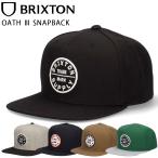 ブリクストン BRIXTON キャップ 帽子 ワッペン 平つば フラット オース スナップバック メンズ レディース ブランド oath III snapback 10777