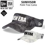ニューエラ ゴルフ パームツリー サンバイザー バイザー VISOR NEW ERA サイズ調節可能 帽子 ゴルフサンバイザー ブランド GOLF SUN VISOR カモ ブラック