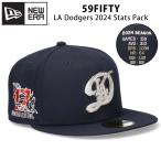 ニューエラ 59FIFTY 大谷翔平 2024 スタッツ パック LA NY キャップ ドジャース NEW ERA ラインストーン 5950 メモリアル 記念