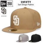 ショッピングニューエラ キャップ ニューエラ 59FIFTY サンディエゴ パドレス フラットバイザー キャップ 帽子 SDキャップ パドレス帽子 NEW ERA メジャーリーグ MLB 大きいサイズ メンズ
