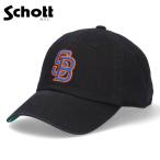 ショット Schott SB ロゴ キャップ 帽子 シンプル ベースボールキャップ サイズ調節可能 メンズ レディース ユニセックス ブランドキャップ SCHOTT NYC SC107