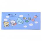 犬飼タオル PT24-A ぽかんとたん　ぽかんとおでかけシャーリング染料プリント フェイスタオル