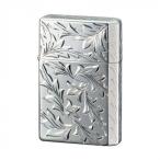 ショッピングライター ペンギンライター GEAR TOP オイルライター 手彫り7面彫刻 SV・シルバー