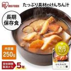 災対食パウチけんちん汁 250g  アイリスフーズ アイリスオーヤマ おすすめ