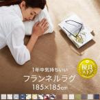 ラグ ラグマット 洗える 北欧 厚手 おしゃれ カーペット 2畳 185×185 オールシーズン ホットカーペット対応 マット 一人暮らし 新生活