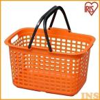 バスケット 収納ボックス 工具箱 収納ケース 職人の車載ラック専用 キャリーバスケット CBT-M オレンジ／ブラック アイリスオーヤマ