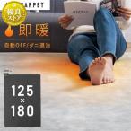 ホットカーペット 1.5畳 本体 カーペット おしゃれ 電気カーペット 保温 温度調節 折り畳み 電気マット 暖房 TEKNOS HC-IR150