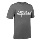 インスパイアード スクリプト Tシャツ トレーニングウェア ブラック