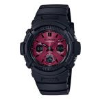 ショッピングg-shock ブラック G-SHOCK Gショック ジーショック ブラックアンドレッドシリーズ カシオ CASIO ソーラー アナデジ 腕時計 ブラック レッド AWR-M100SAR-1A 逆輸入海外モデル