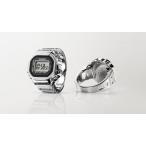 ショッピング指輪 ［新品・未使用品］カシオウオッチ50周年記念 限定 CASIO RING WATCH 指輪 リングウォッチ 22号 19号 16号 デジタル 腕時計 シルバー CRW-001-1JR
